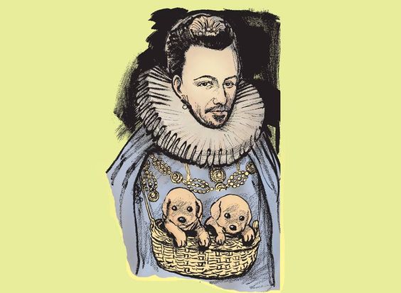 Henry III of France reportedly kept 2,000 lap dogs and regularly wore a basket of puppies around his neck.