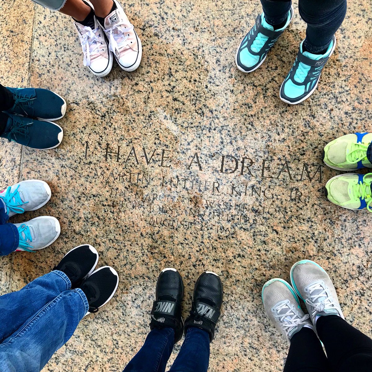 kendra_wads's tweet photo. I haven’t posted much because it has been a busy week! But this sums it up......this trip to my kids is the world. My kids have dreams and this trip has made them bigger, which is what it’s all about. #simmonstodc https://t.co/C45xX5JnjP