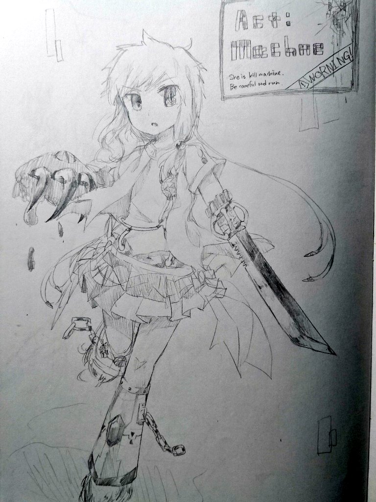 皆色付いてないしちょっと血注意なんですけど、創作のなかでこの3人が狂おしいほど好きです
ジャックちゃんとアクシーちゃんとクレイジー天使ちゃん 