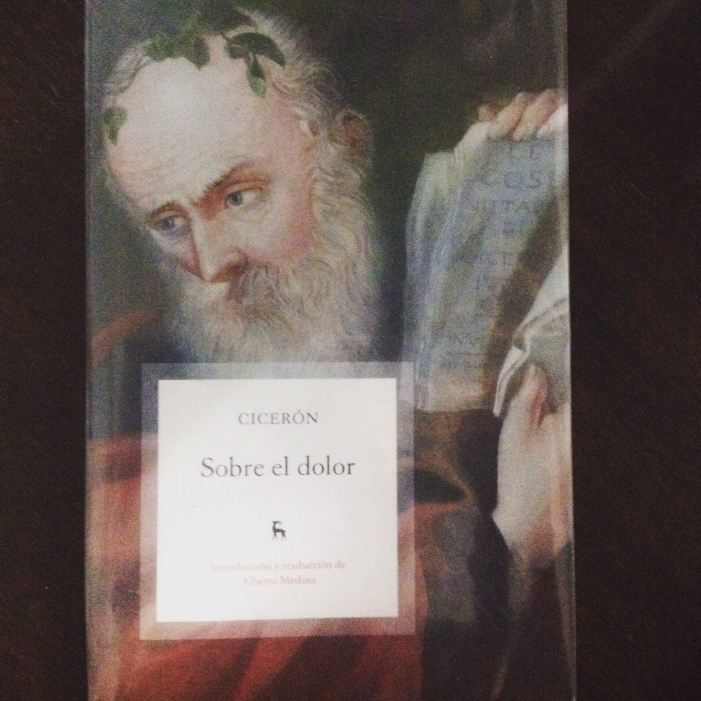 pathonauta's tweet photo. #lecturacolaborativa #recomendado #menossentidocomun #mascultura. Sobre el Dolor. Libro segundo de las Disputaciones Tusculanas de Cicerón. Donde el filósofo y jurista romano, postula que si le es posible al ser humano soportar el dolor con la asistencia de la razón. https://t.co/TXGlUqLl2B