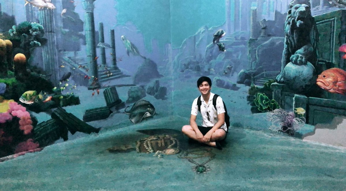 popoy__gonzales's tweet photo. Art Enthusiast! 'New Drama Prince' Joshua Garcia at the Museum Trick Art 3d in Bali. Have fun and enjoy your well-deserved vacation, Josh! 💙 

ⓒ garciajoshuae https://t.co/LxdTxbb1C8