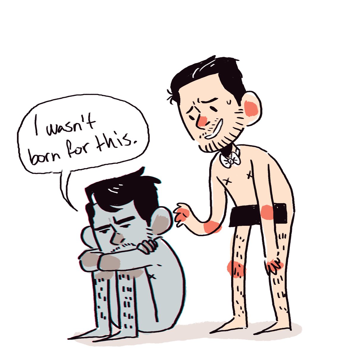 Before bed doodle
Dark ain't happy about recent events