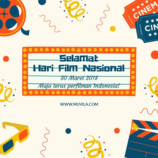 Semoga makin produktif dengan karya-karya berbobot, perfilman Indonesia 😊 #harifilmnasional #HariFilmNasional2018
