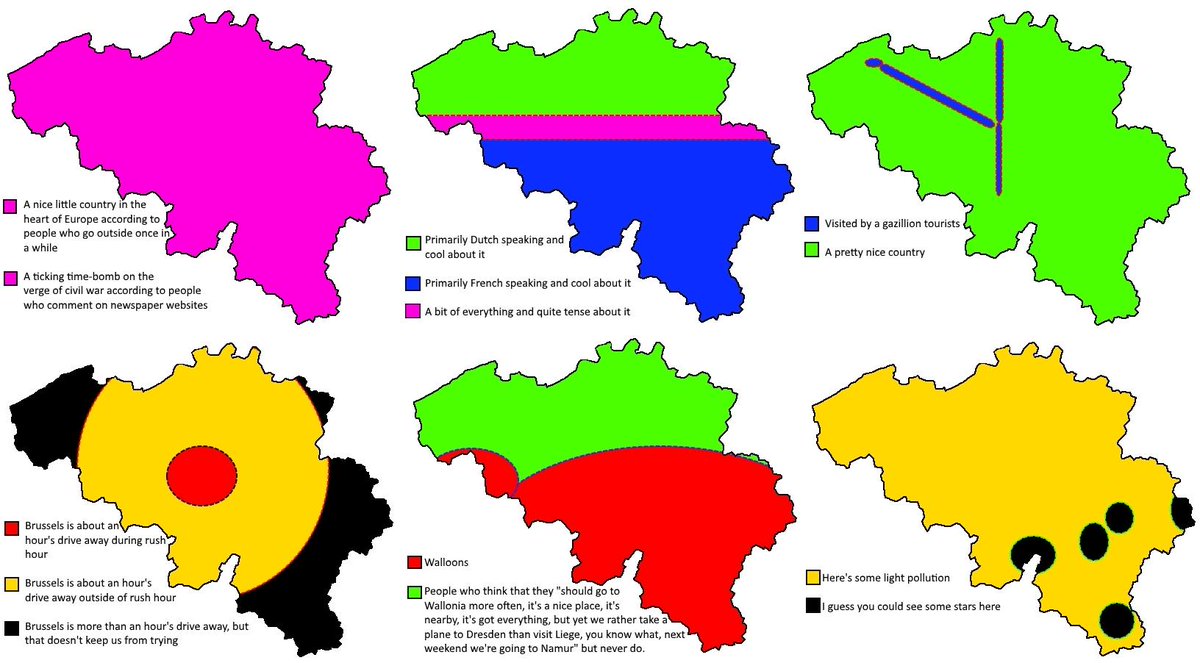 paulinepark's tweet photo. #ThrowbackThursday: I lived in #Brussels for 5 months in & loved it; here's #Belgium in all its glory... #Belgique #België #Bruxelles #Europe #Europa #stereotypes #maps #Walloons #Wallons #Wallonie #Vlaanderen #Vlams #French #français #Frans #languages #langues #kaarten #plans https://t.co/89pi3l04Qo