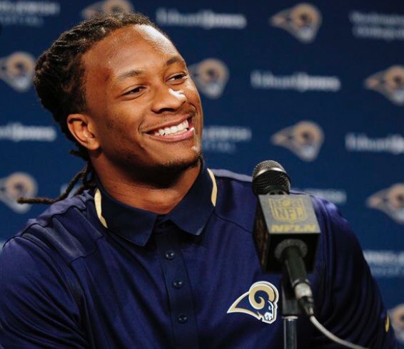_Official_CCS's tweet photo. “We’ve made amends with @CantGuard_Dale regarding his free agency kicker debacle during championship week. At the annual owners summit in Chicago today we’ve officially agreed to terms to ship RB Todd Gurley. Thanks for the championship” - AC https://t.co/eu2tZoldWz