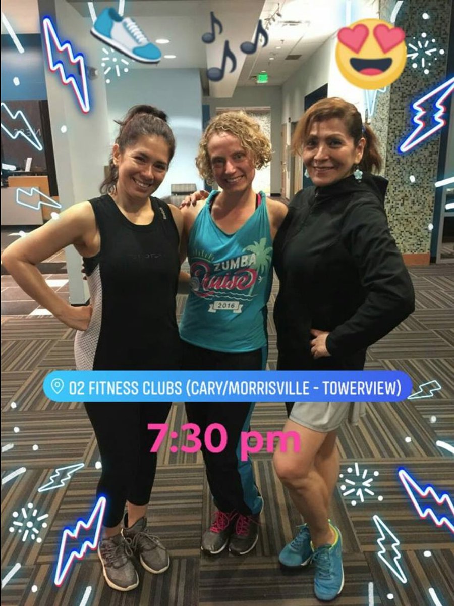 alicia_therese_'s tweet image. Lucky me! #ThankYou to all of the #ZIN &amp;amp; guests who attended class tonight. It really helped me after a week of being away. So fun! Not a member? Be my guest! Wed. @10:45am &amp;amp; Thurs. @ 7:30pm. 1st class is free!
#o2fitness #Cary #nc #workout #exercise #gym #DancersLife #ZumbaLove