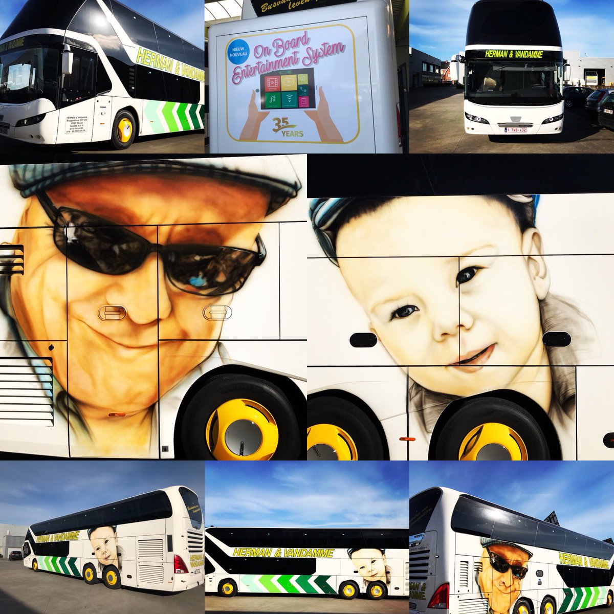 Meet our brand new King of the road 👑 Alain Herman Senior 💞 Alain-Herman Junior 💞