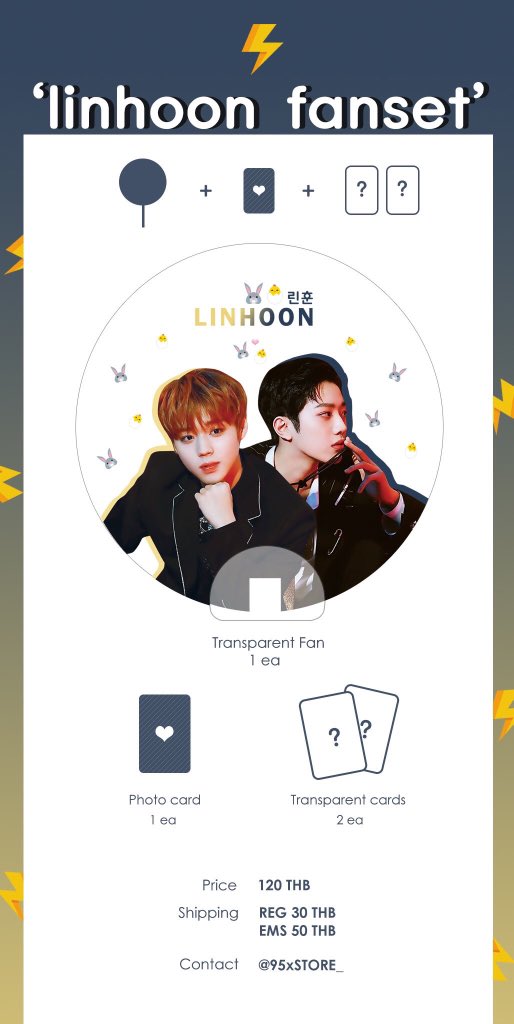 withBx95's tweet photo. LINHOON FANSET🐰🐣
 ㅡ 120฿ 
⚡️พัดใสหลินฮุน 
⚡️ การ์ดใสควานลิน
⚡️ การ์ดใสจีฮุน
⚡️ ฟตก.หลินฮุน
+ ของแถม
ปล.การ์ดใสน่ารักมั๊ก คุ้มราคาสุด 
แม่ยกห้ามพลาด สอบถามเพิ่มเติมได้ค่ะ 💛💗

#LAIGUANLIN #JIHOON #หลินฮุน #ควานลิน #จีฮุน #ตลาดนัดWANNAONE #ตลาดนัดPRODUCE101 #ตลาดนัดวนว https://t.co/2Mmsx5Hy71