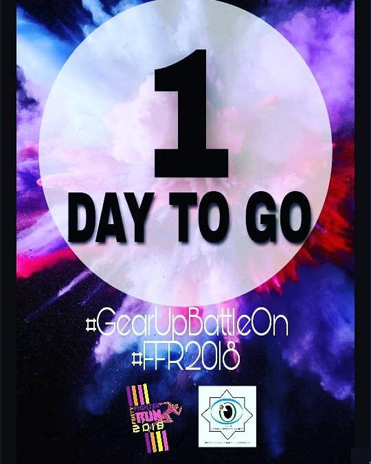 See you tomorrow fighters💪
#charityrun
#FFR2018