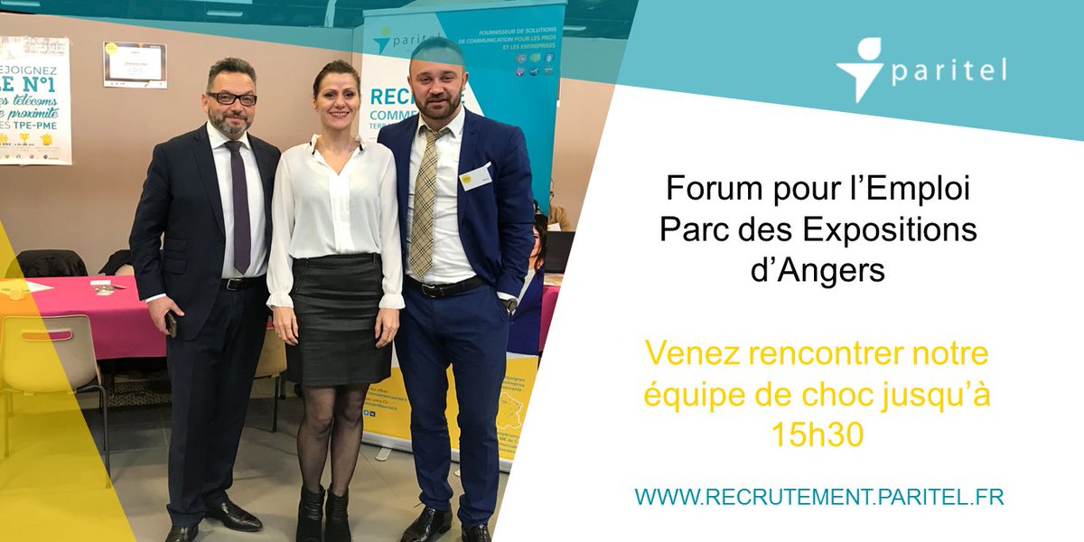 Notre équipe est prête pour recevoir tous les candidats motivés !  <a href="/Paritel/">Paritel</a> toujours à l'affût des meilleurs profils !
#Commercial #CDI #Emploi #Motivation