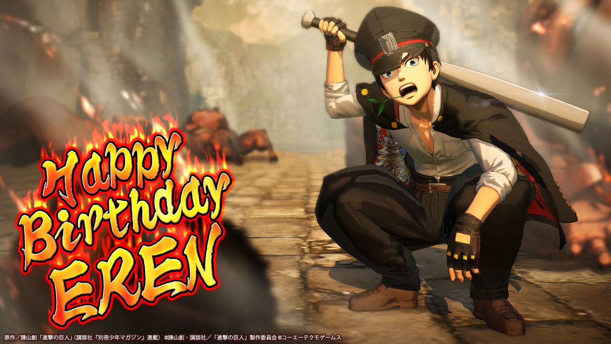 ゲーム 進撃の巨人2 Final Battle 公式 本日3月30日は主人公 エレン イェーガーの誕生日 おめでとうございます 配信中の追加コスチューム 不良 衣装で巨人たちを襲撃しまくるエレン君をお楽しみください 夜露氏苦 T Co U67pnscu2w ゲーム 進撃の巨人2 Final Battle 公式 本日3月30日は主人公 エレン イェーガーの誕生日 おめでとうございます 配信中の追加コスチューム 不良 衣装で巨人たちを襲撃しまくるエレン君をお楽しみください 夜露氏苦 T Co U67pnscu2w