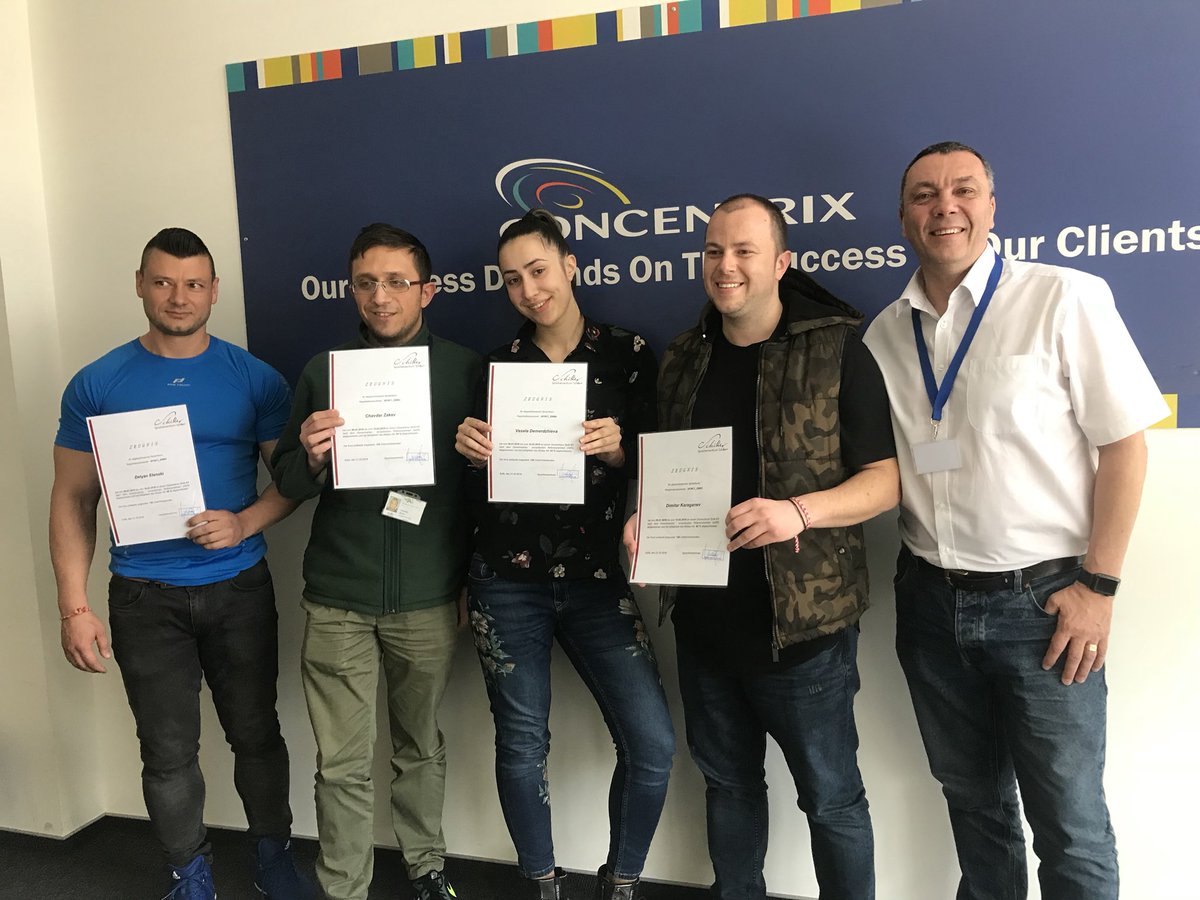 DavidBr17914918's tweet photo. @ConcentrixEU Congratulations to the first members of staff on taking advantage of the provided opportunity and the up skilling to C1 level of German through our “Invest in the Future” program #WeStriveForExellence https://t.co/69Se3gCwET