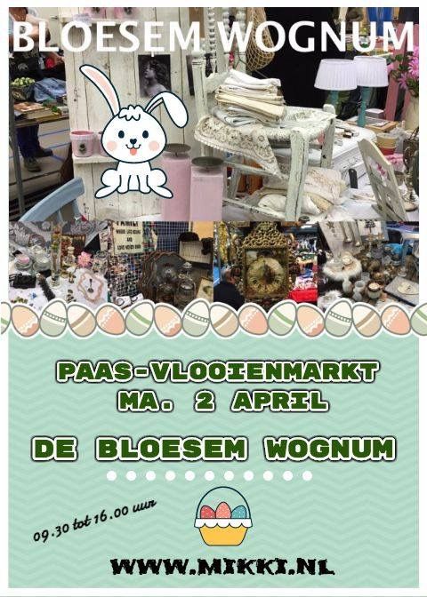 Nog geen plannen voor 2e Paasdag? Bezoek de Mikki Markt in De Bloesem! (09.30 - 16.00 uur).