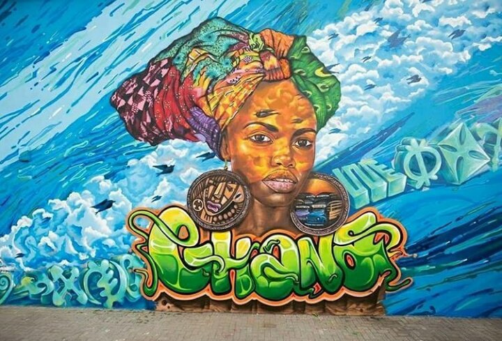 AccraIn3D's tweet photo. Amazing graffiti by @mohawudu . This is Accra. Where all is put to life.
#destinationlegon2018 #Accrain3d #tourism #tourghana# Accra https://t.co/aHQTcWqQX7