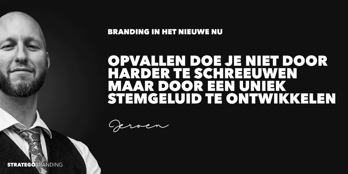 Connect wat jij belangrijk vind met wat je doelgroep belangrijk vind en creëer een uniek eigen stemgeluid! #changethegame