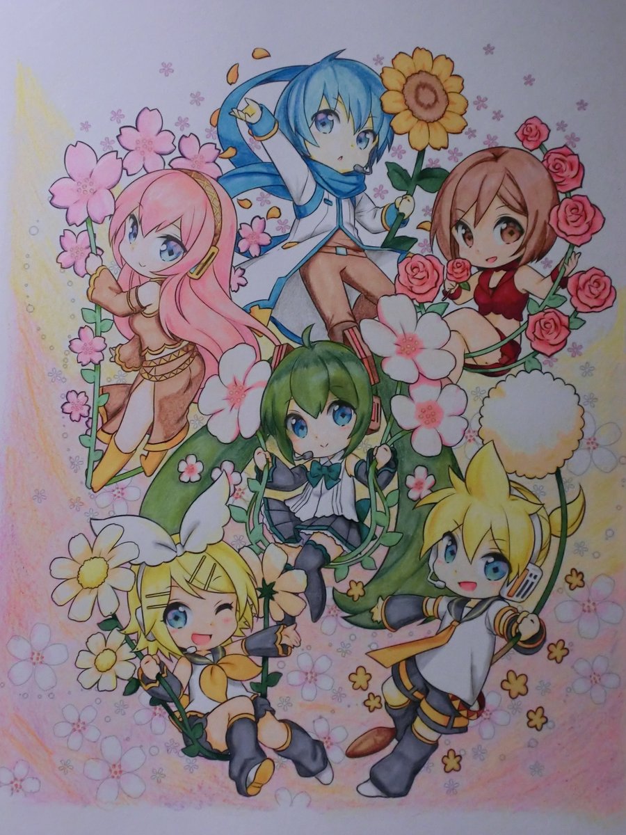 コゥ Sur Twitter 初音ミクの塗り絵 でnardackさんのイラストを塗りました ようやく２枚目 初音ミクの塗り絵