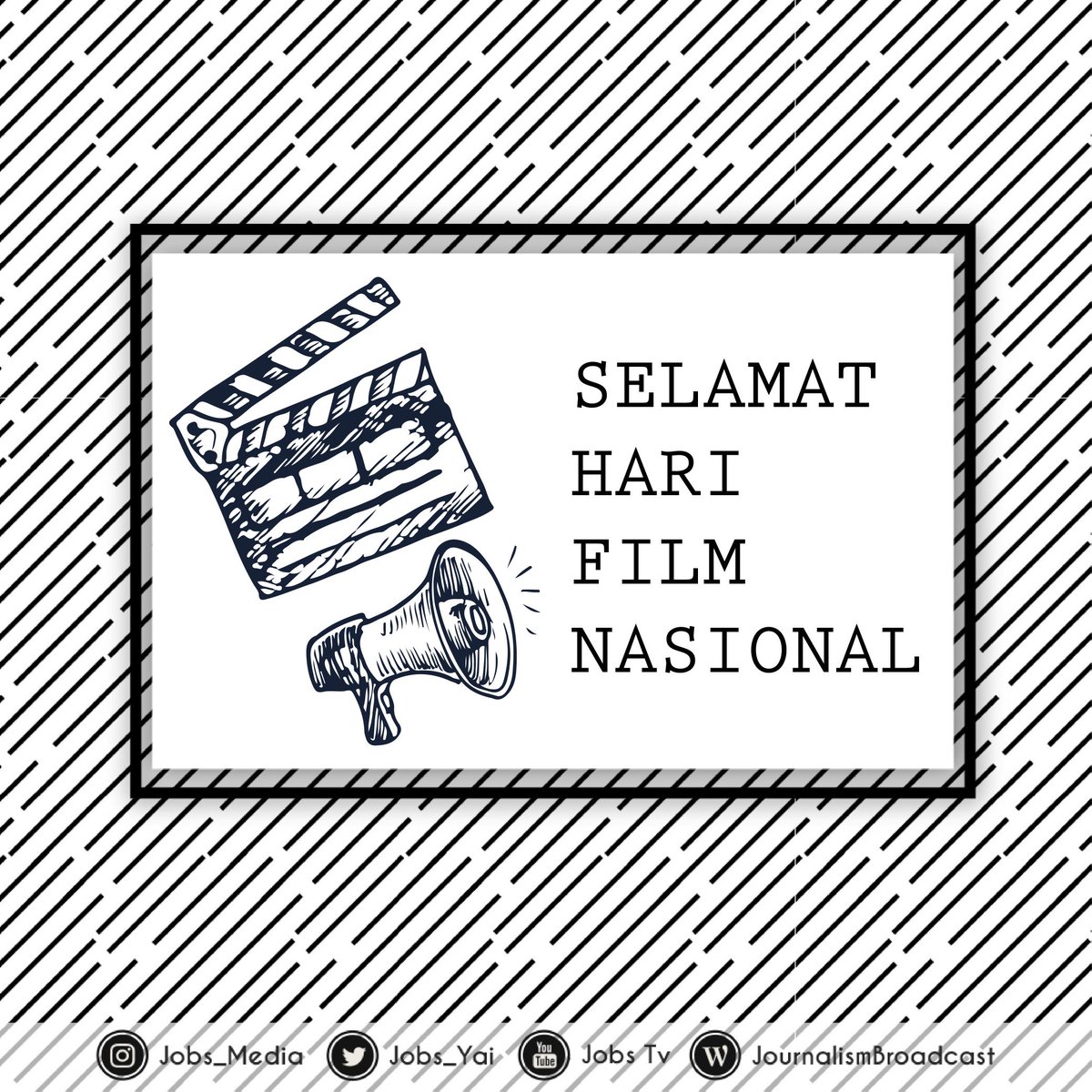 JOBS_YAI's tweet photo. Selamat Hari Film Nasional 2018🎬📽🎥
Semoga perfilman Indonesia semakin maju dan banyak di minati oleh semua orang 😊☺ https://t.co/uM6NrhCGbg