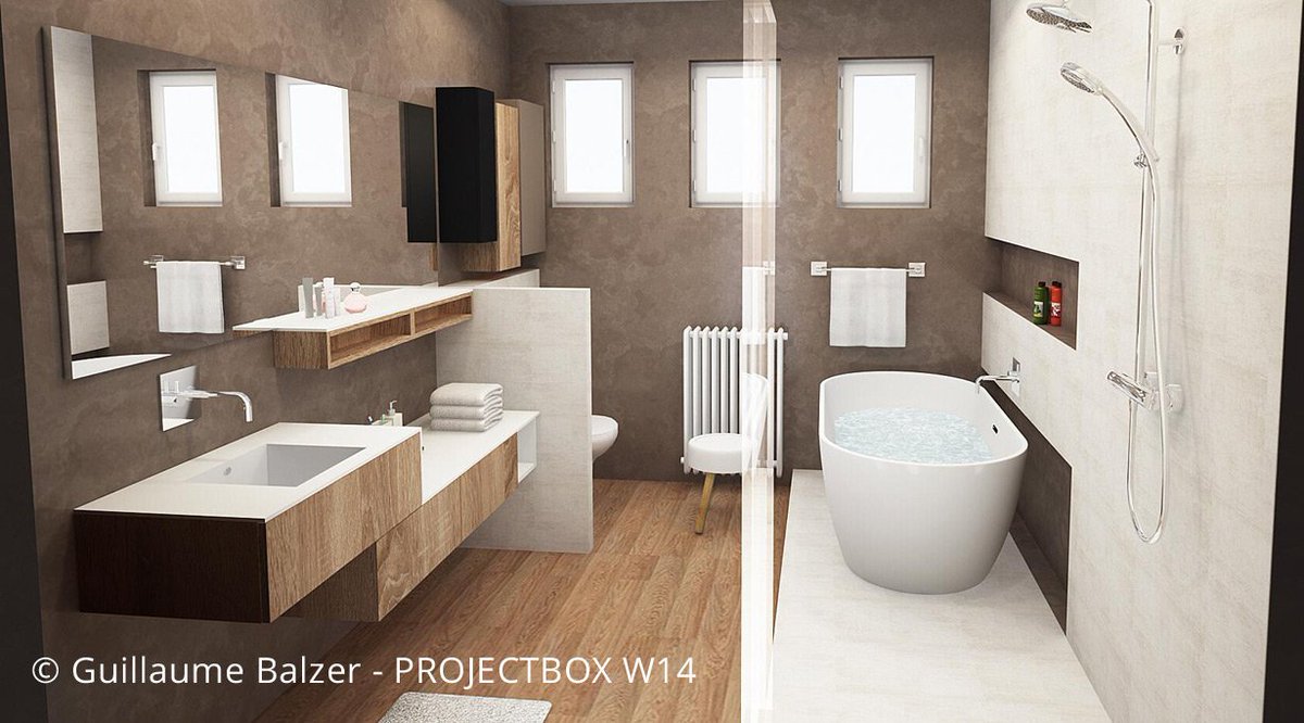 MyInSitu's tweet photo. Réalisation #insitu de Guillaume Balzer (ProjectBox W14) : rénovation complète d'une salle de bains. https://t.co/kHdR9BV9mz
#logicielcuisine #logicielcuisinistes #cuisinistes #logiciel3d #logicieldagencement #amenagementinterieur #renovation #sdb #sallesdebains https://t.co/LKZ6sppkxB