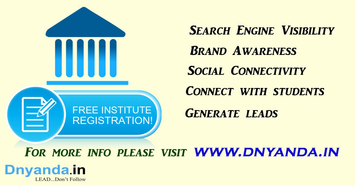 DnyandaDotin's tweet photo. Do you want more students for your training institute?
Register your institute for free and generate leads.
Register here: https://t.co/X3NUSMXKJZ
For More details please visit https://t.co/HDQ36v4lx0
#InstituteRegistration #TrainingInstitutes #FreeListing #DnyandaDotin https://t.co/m9vdjUHOfv