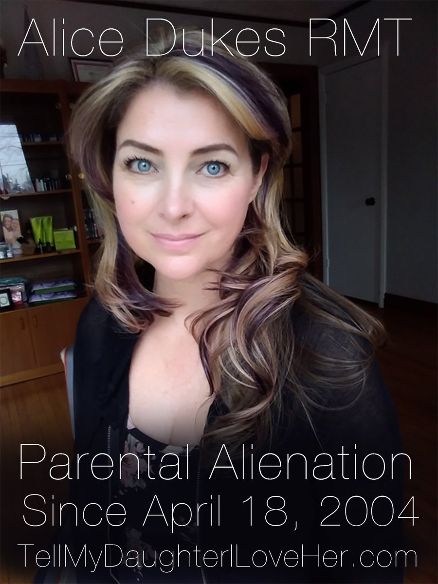 TMDILH's tweet photo. #SheKnowsYouDo The is @AliceDukesRMT  #modelling  #parentalalienation  with no communication since Dec. 26, 2011, but started April 11, 2004. 14 years of #everyparentsnightmare #hellonearth Losing A Child Who's Still Alive
#AliceDukesRMT #parentalienation #AbolishFamilyCourt https://t.co/IiH8nH1W76