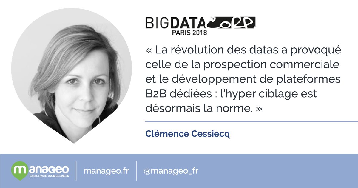 Si_byAltares's tweet image. Retour sur notre présence au salon @bigdataparis : Clémence Cessiecq de  Manageo :

#data #b2b #bigdata2018