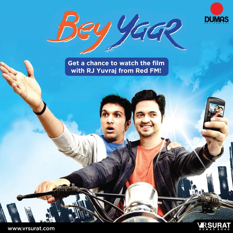 VRSurat's tweet photo. #Suratiyo taiyyar cho? Register on the link below and stand a chance to watch 'Bey Yaar' with Red FM's RJ Yuvraj at his Artwala Adda. 31st March, 8-10 pm. Only at #VRSurat. #DAP2018 #DumasArtProject2018 #DAP #Art 

To register:  https://t.co/C62ZW90gHz https://t.co/jOOWQAFhwB