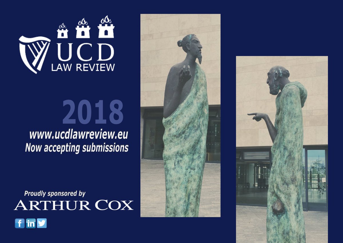 UCDLawReview's tweet photo. Deadline Today for Submissions to Volume 18 of the Review. Be sure to get them in on time! 

Kindly sponsored by @ACoxTrainees. For more information see:https://t.co/X8wXIyshp2

@UCDLawSchool https://t.co/nViE52L8bK