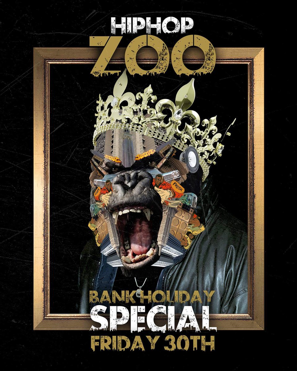 Kicking off bank holiday with a bang at @fumanchubar tonight! Come join the fun ya filthy animals! 🦍😜 #bankholiday #BankHolidayWeekend #hiphop