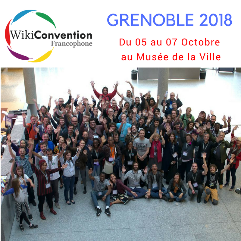 Et c'est parti pour la Wikiconvention Francophone 2018 qui aura lieu en France au Musée de la ville de Grenoble du 05 au 07 Octobre 2018. #WikiconvFR #Wikipedia
Loading👉👉bit.ly/2GlxZkD