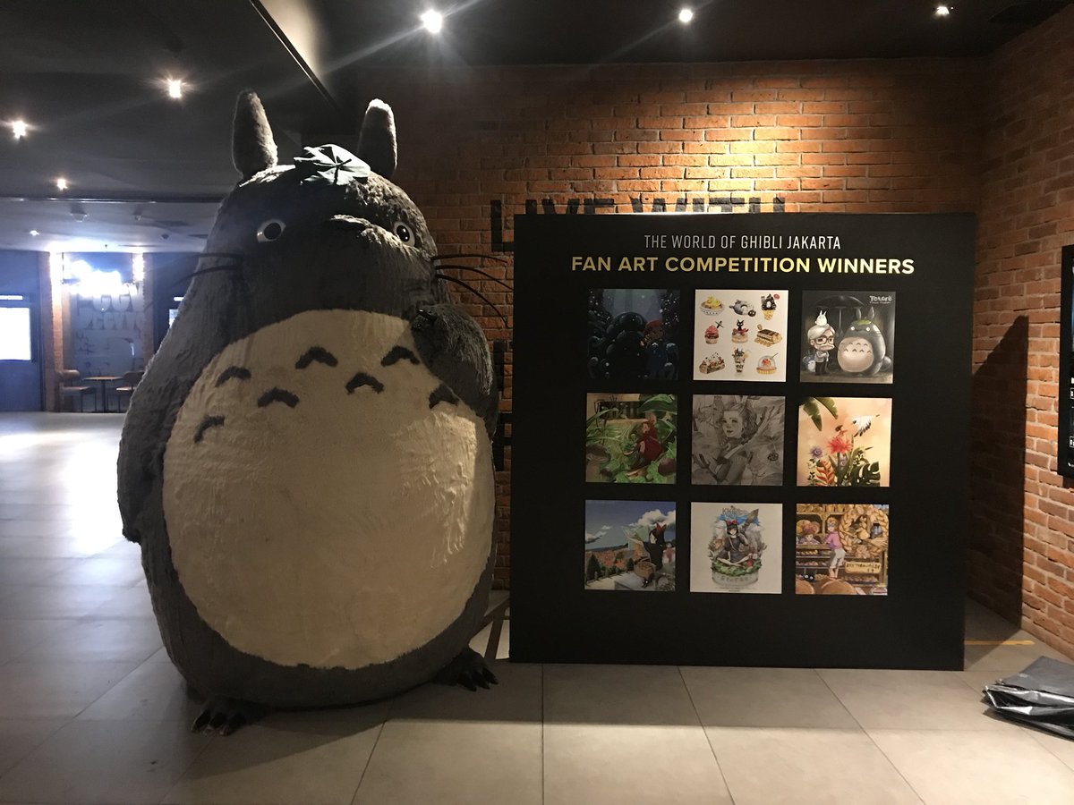 Instalasi Totoro dan karya para pemenang kompetisi fan art masih ada sampai tanggal 31 Maret di CGV Grand Indonesia ✨✨

Yuk mampir dan jangan lupa salam perpisahan ke Totoro ya 🙏🏻