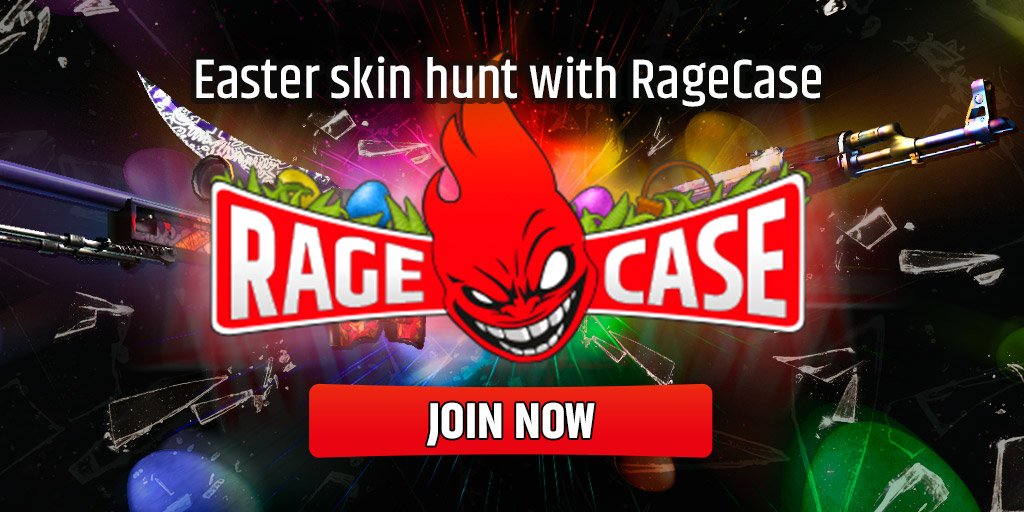 Time to hunt some skins for Easter! RageCase arrives with new giveaway with 3 amazing skins for those who are lucky enough!
- Like + RT,
- join here: ragecase.gg/giveaways