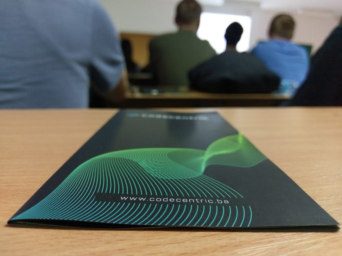 codecentricBA's tweet photo. Meetup - Full-Cycle Development of @JavaScript Applications by @milos_brdar held in Doboj π
π https://t.co/GKNRWls8d0
#codingbosnia #meetup #developers #softwaredevelopment #javascript #knowledgesharing #presentation #publicspeaking https://t.co/5dGmnUcrow