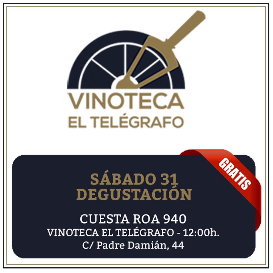 TmodernaGO's tweet photo. ¡Feliz Viernes Santo! Esperamos que estés pasando la semana como te mereces. Grupo Oter te desea un finde maravilloso y que disfrutes de una estupenda degustación Cuesta Roa 940, mañana a las 12:00, en Vinoteca ¡No faltes!    🍷🍽️🍷 https://t.co/X8hM1XyJ7F