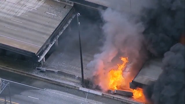 KatieBeasleyATL's tweet image. How could we EVER forget?! One year ago today...the I-85 fire and bridge collapse happened. It's hard to believe it's already been a year! These images are still CRAZY!! Here's a great article about the case, one year later dlvr.it/QMrlxd  @GoodDayAtlanta