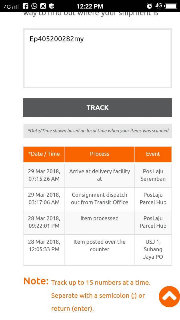 LinaAli769's tweet photo. @poslaju Seremban
Why tak deliver? i post on Rabu pagi . Banyak kali lah asyik lewat je #servis #poslajuslow #drb https://t.co/gLpRMkKlGp
