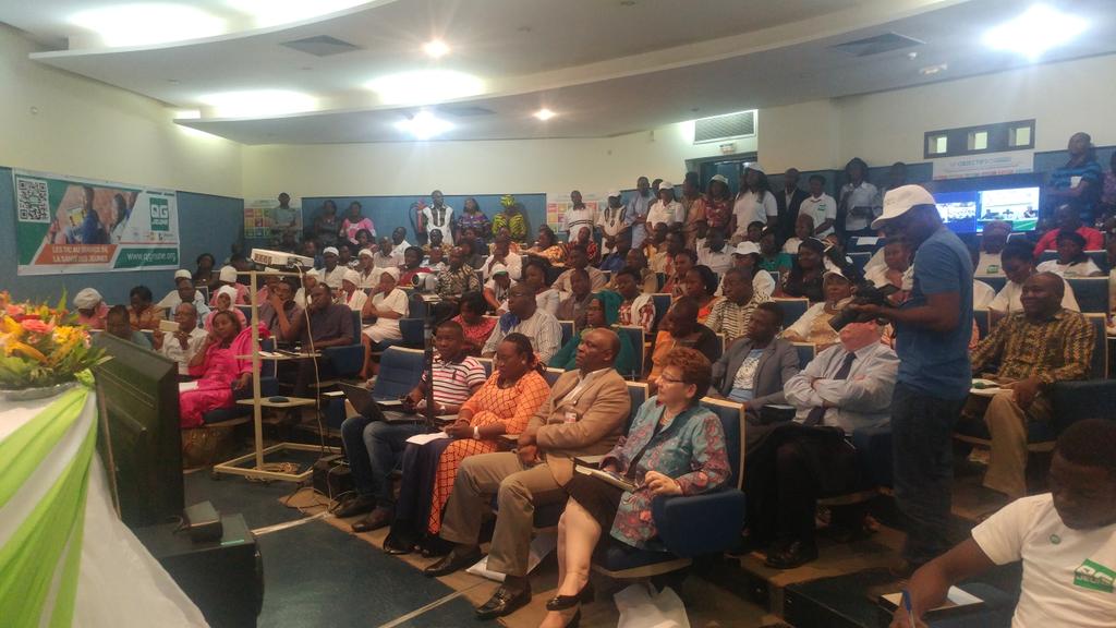 Cérémonie de lancement de la plateforme  #QGJeune.  #SRHR  #YOUTH  #putyoungpeoplefirst