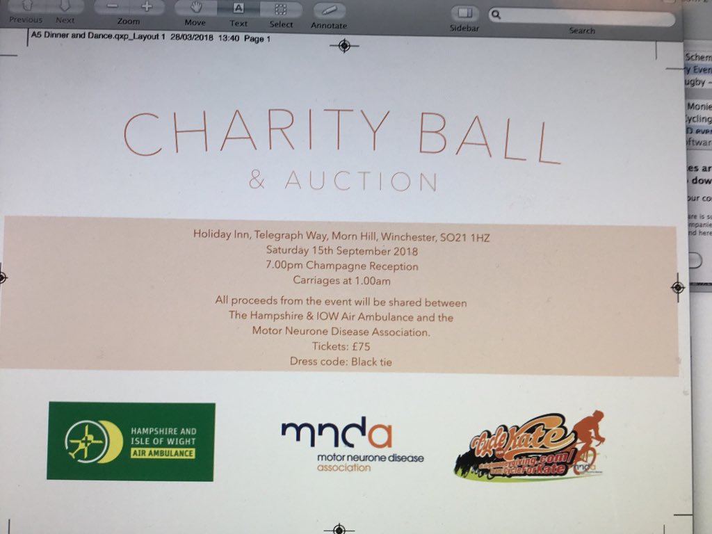 GrainStorageRob's tweet photo. Arrangements all in place now. Tickets at printers next week. Raising funds &amp; awareness for @mndassoc @HIOWAA #cycleforkate #mnd https://t.co/vFho79FV2p