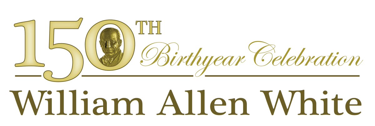 William Allen White 150 logo