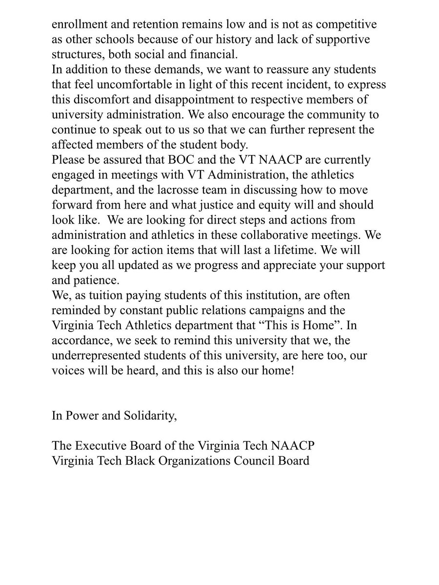 NAACP @ VT tweet media