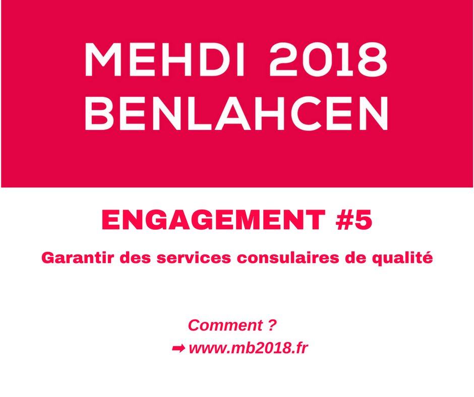 Mehdi_Benlahcen's tweet photo. #5emeCircoExt  #ServiceConsulaire 1 engagement - 5 propositions :
1- Accentuer la simplification des démarches. 
2- Elargir les responsabilités des consuls honoraires 
3- Faciliter la mise en place de tournées consulaires, à l’image de l'Andorre
  https://t.co/MzlwBRulWP https://t.co/DY4mPqfRep