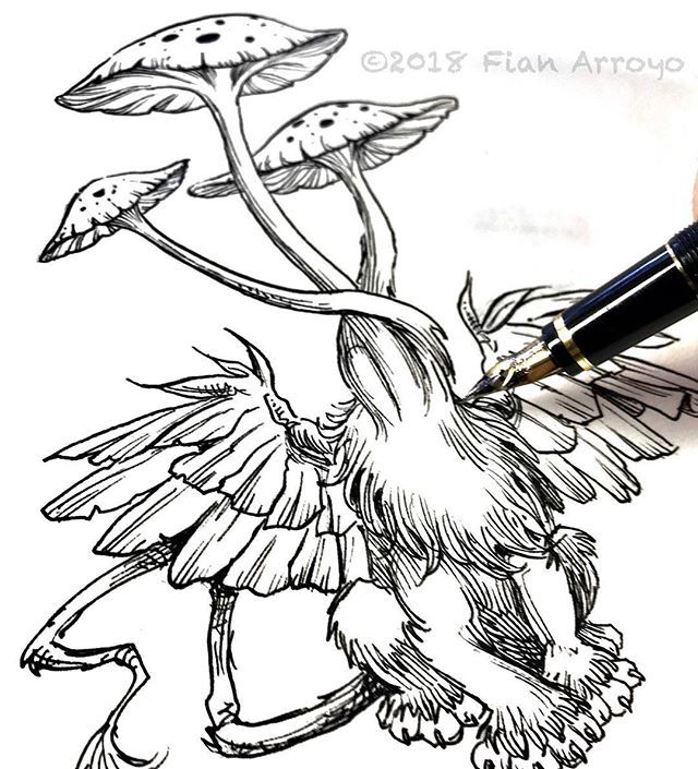 fianarroyo's tweet photo. Thinking of working this doodle into a painting somehow. #art #artistsofinstagram #drawing #intaart #instagrammers #instatalent #instalike #workingartist #studiolife #artlife #darkart #Illustration #Inkstagram #lowbrowart #fantasyart #hifructose #juxtap… https://t.co/bxBrSOyQ7c https://t.co/Nj7fFqD9F2