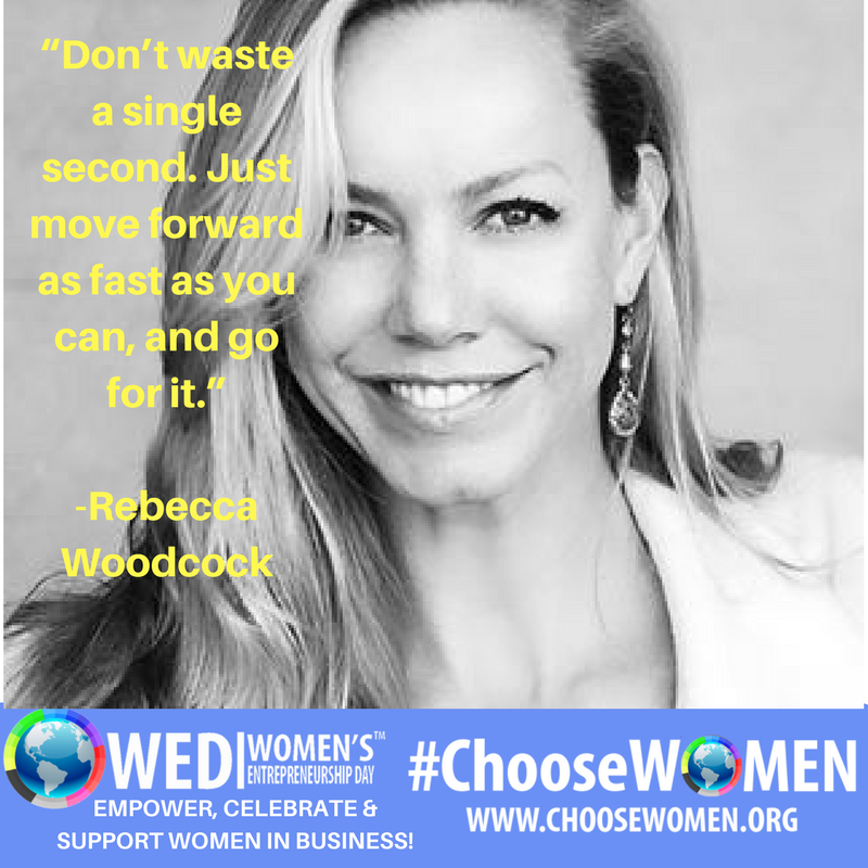 WEDWomen's tweet photo. “Don’t waste a single second. Just move forward as fast as you can, and go for it.” - Rebecca Woodcock, Entrepreneur, Founder @RebeccaWoodcock @500Startups #WomenWOW #ChooseWOMEN https://t.co/1ulOq9somJ