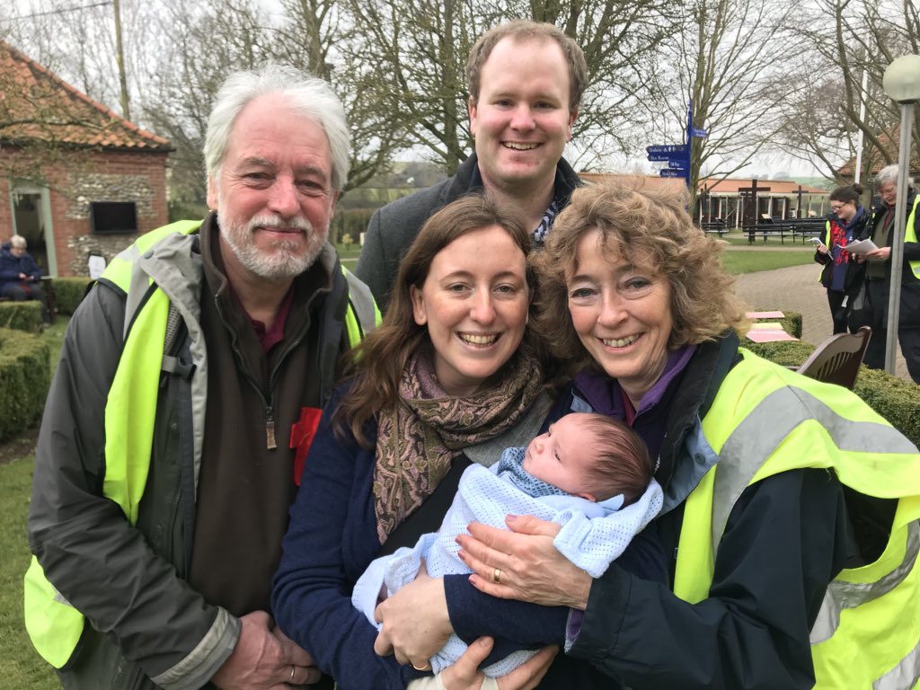 elyleg's tweet photo. Birthday surprise!!!! Happy Birthday to our fab liturgy secretary Colin. #grandad #twoweeksold #firststudentcross #slipperchapel https://t.co/jxut0JXV85