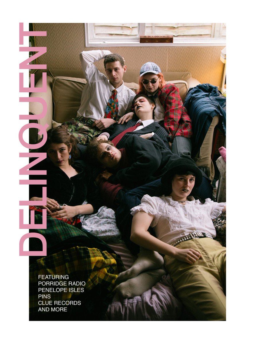 delinquentmag's tweet photo. Counting down the sleeps... Our cover band for this issue is the wonderful @porridgeradio! Only a week to go until we hit the streets of Exeter, and two weeks until our Leeds launch with @TheOrielles. https://t.co/O618guzm43