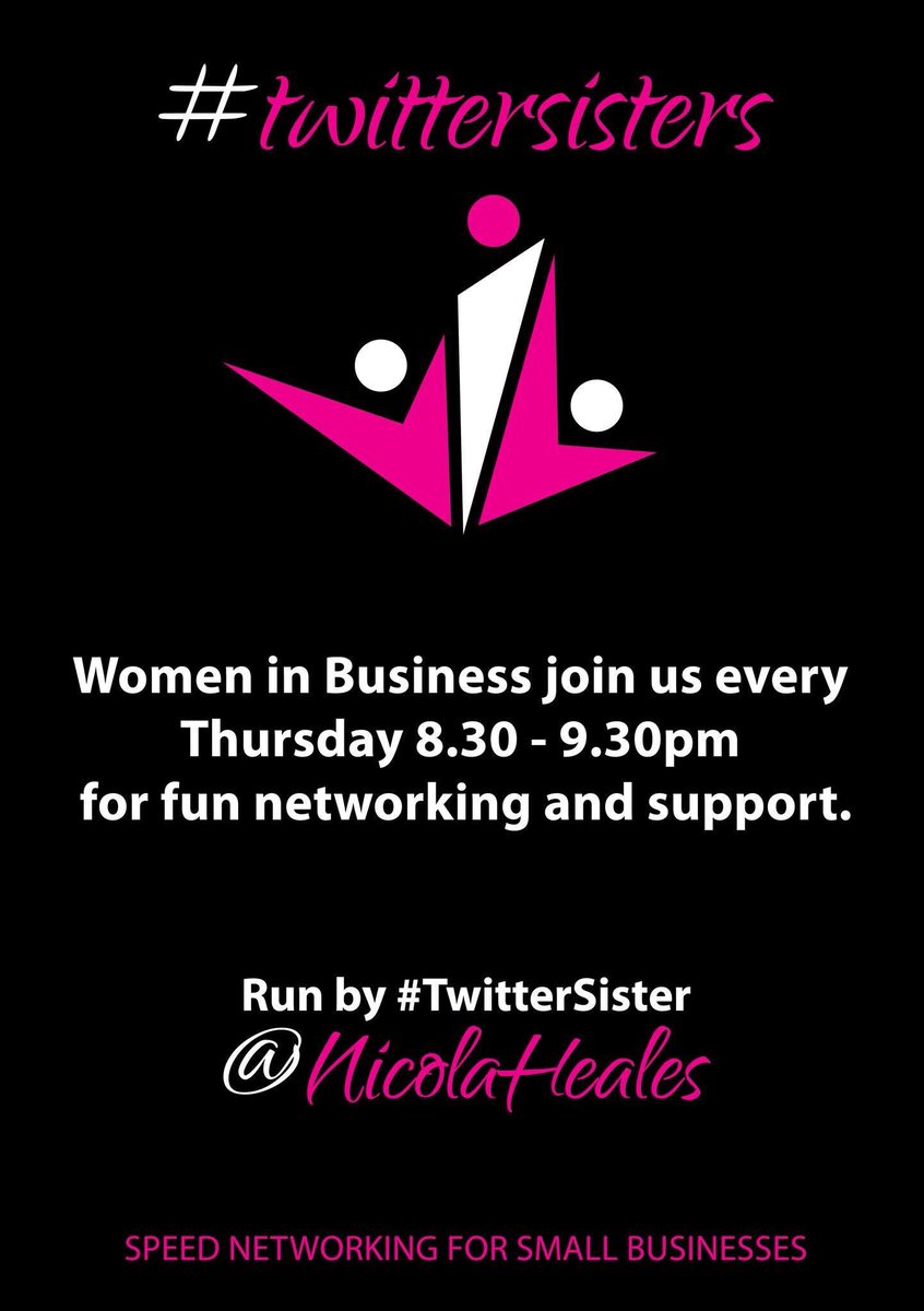 For my #QueenOf winners network with your sisters on Twitter with <a href="/NicolaHeales/">NicolaHeales</a> #twittersisters every Thursday 8.30 - 9.30pm! :-)