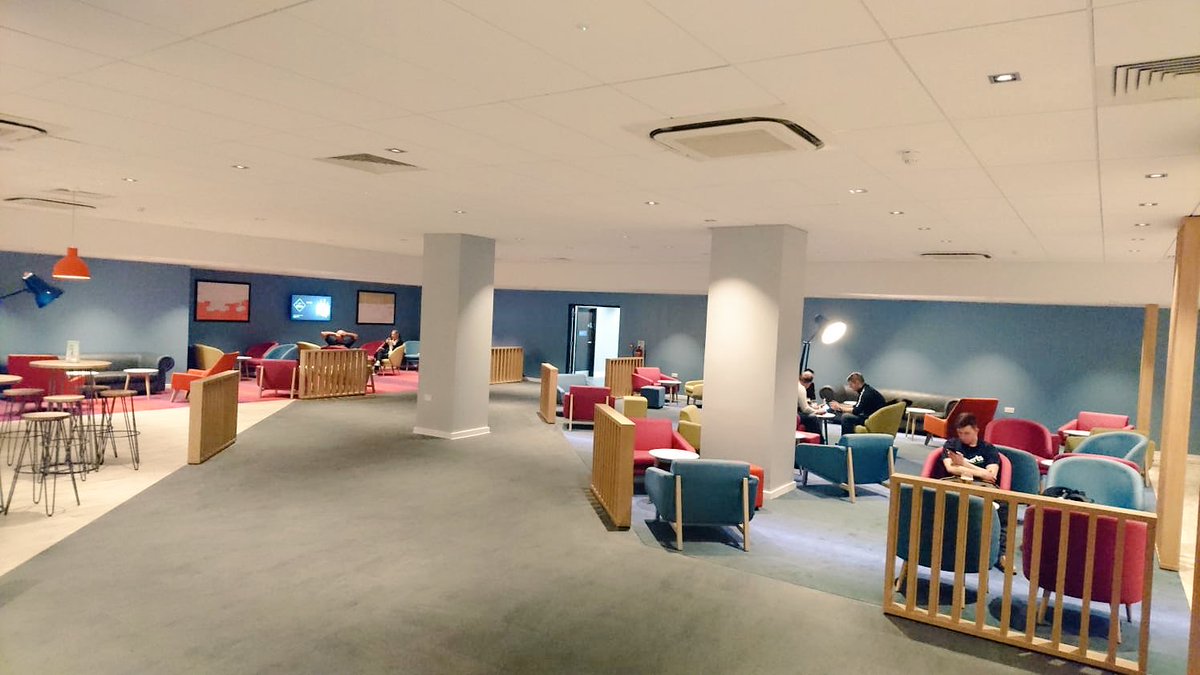 So yesterday we handed over the 1st phase of the @Travelodge Gatwick Bar / Cafe refurbishment for <a href="/TROYgroup_UK/">TROY Group</a> 

This consisted of a full flooring uplift and sub floor preparation using <a href="/FBallUK/">F. Ball and Co. Ltd.</a> materials , <a href="/AmticoFlooring/">Amtico</a> LVT and <a href="/egecarpetsltd/">ege carpets ltd</a> 

Well done to all involved.