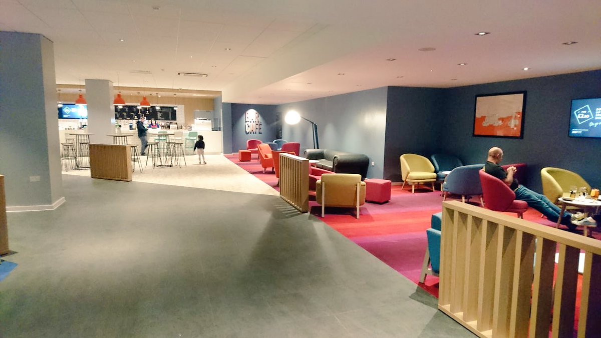 ChelmerGroup's tweet photo. So yesterday we handed over the 1st phase of the @Travelodge Gatwick Bar / Cafe refurbishment for @TROYgroup_UK 

This consisted of a full flooring uplift and sub floor preparation using @FBallUK materials , @AmticoFlooring LVT and @egecarpetsltd 

Well done to all involved. https://t.co/sn1aCff58j