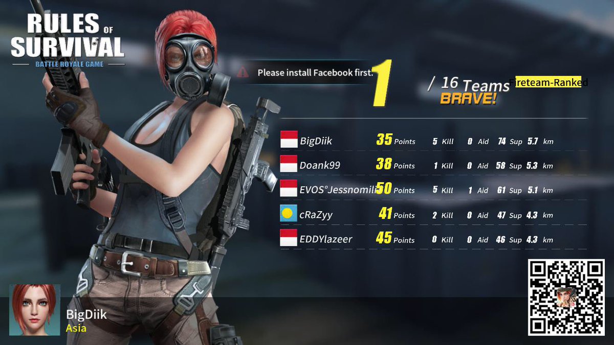 #RulesofSurvival