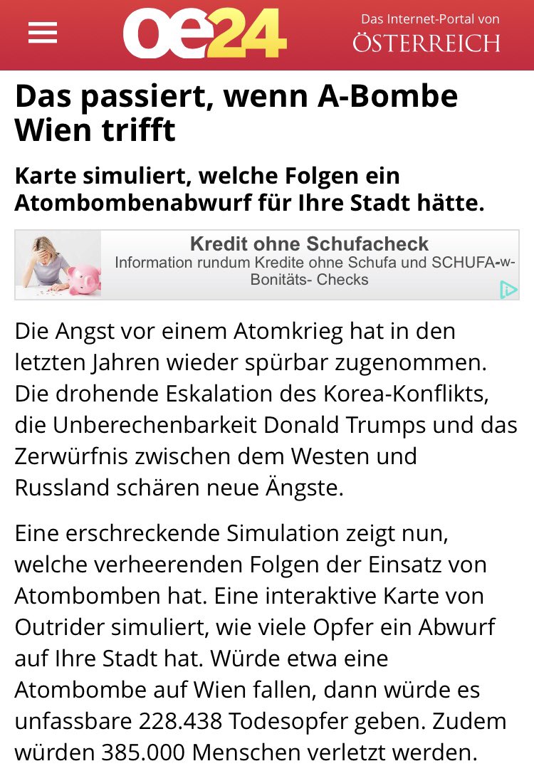 Die gute Nachricht zu den Feiertagen: 1,5 würden überleben. Danke @Oe24at, das macht frohe Ostern!