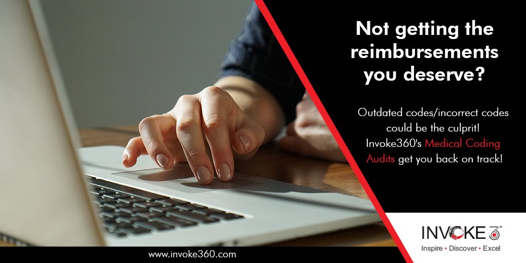 healthc93341043's tweet image. Not getting the reimbursements you deserve? Outdated codes/incorrect codes could be the culprit! Invoke360's Medical Coding Audits get you back on track!
Visit: goo.gl/ceUsjz
#MedicalCodingAudits #HIM #AmericanIndianHealthcare #healthcare